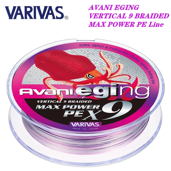 VARIVAS Avani Eging 9 Braided PE Line
