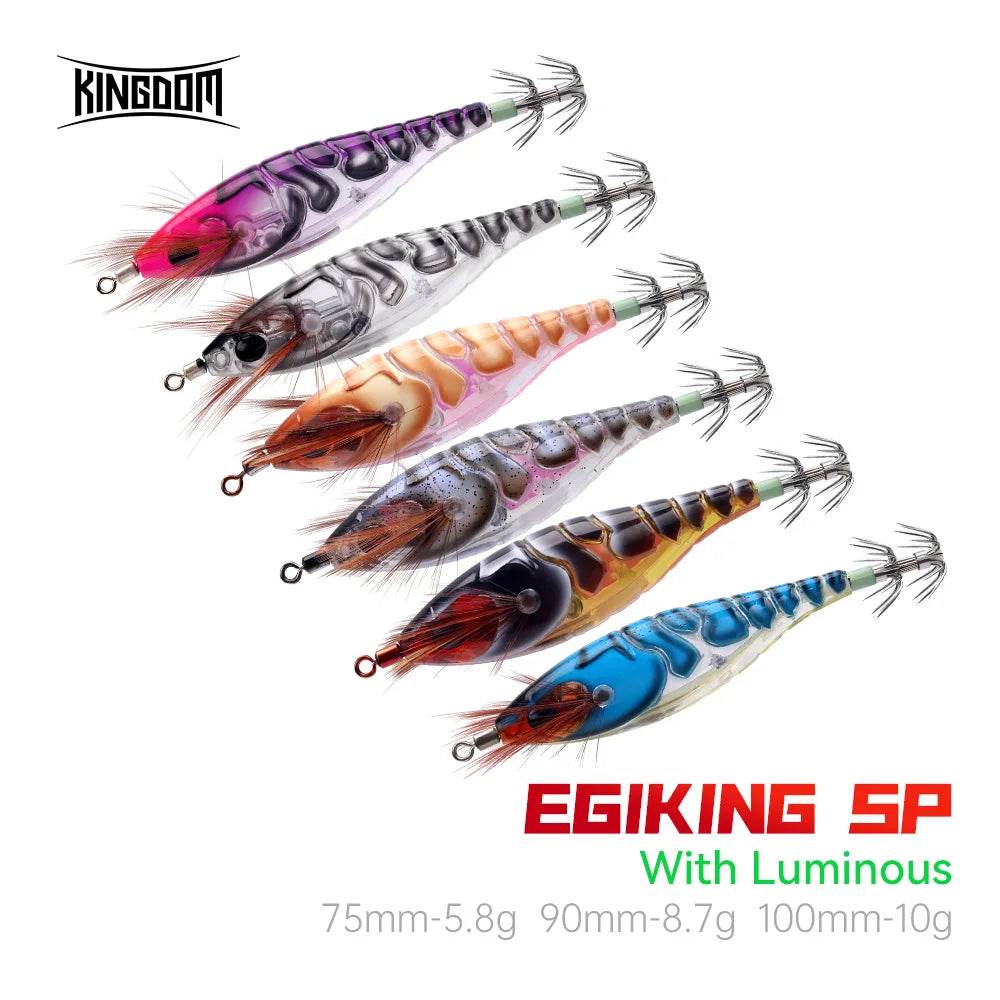 Kingdom EGIKING Luminous Squid Jigs - Fish & Cheaps | Fishing & Outdoor Gear
