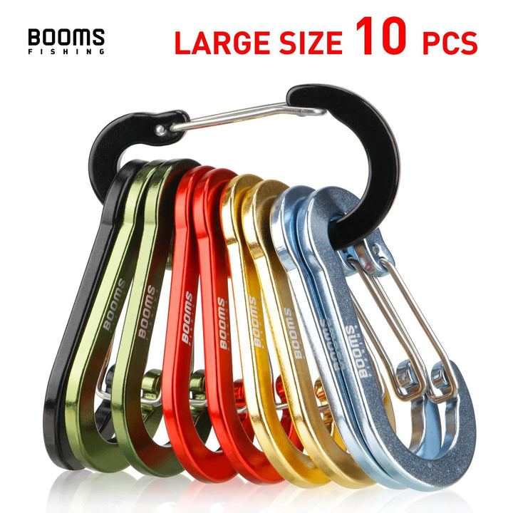 Booms Fishing CC5 Alloy Carabiner Clip – 10 Pack - Fish & Cheaps | Fishing & Outdoor Gear