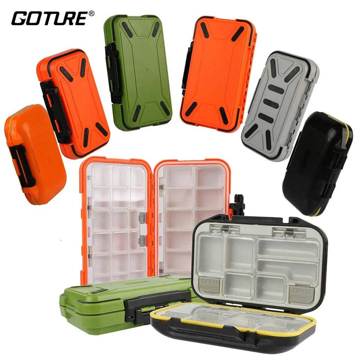 Goture Waterproof Double Side Tackle Box - Fish & Cheaps | Fishing & Outdoor Gear