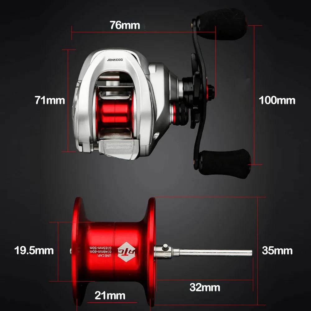 JOHNCOO Attack Baitcasting Reel - Fish & Cheaps | Fishing & Outdoor Gear