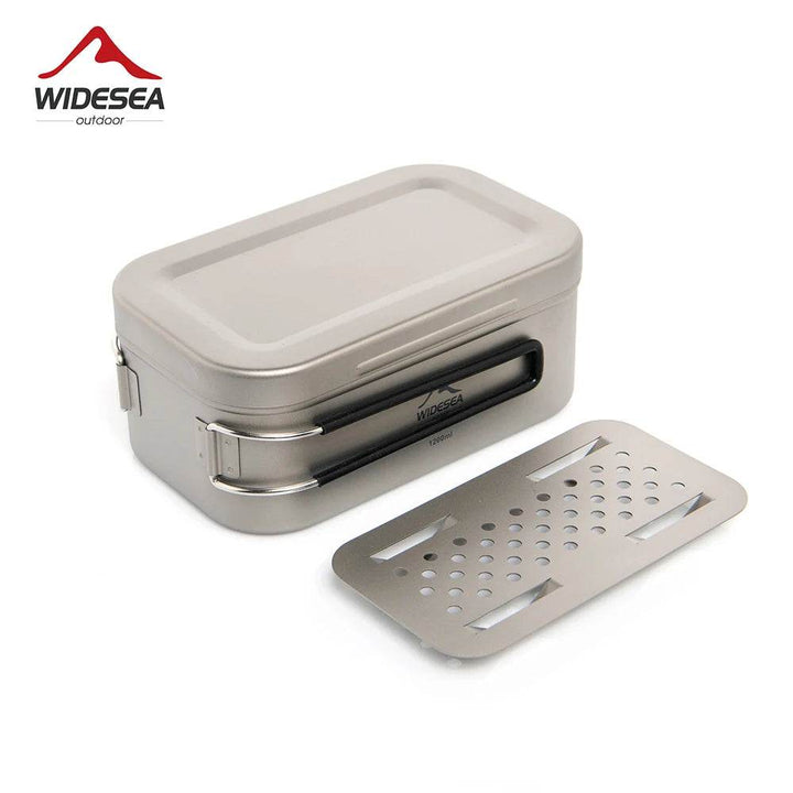 Widesea Lightweight Titanium Camping Lunch Box - Fish & Cheaps | Fishing & Outdoor Gear