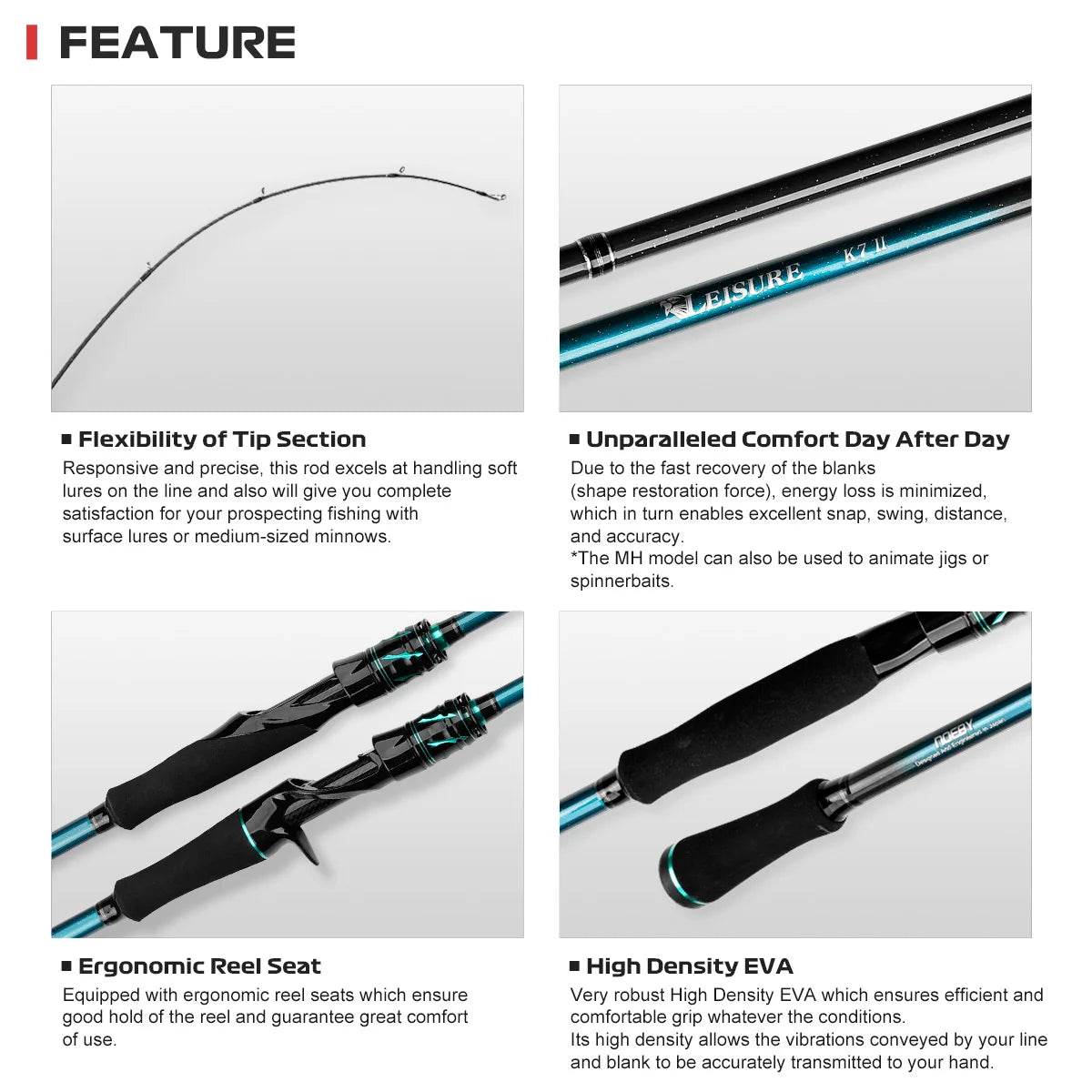 Noeby Spinning Casting Rod – Fast Action Precision - Fish & Cheaps | Fishing & Outdoor Gear