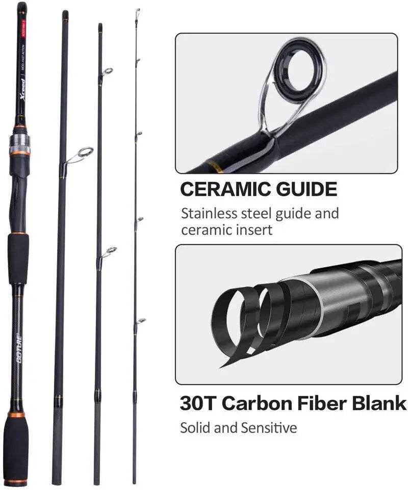 Goture Xceed 4-Piece Travel Lure Rod - Fish & Cheaps | Fishing & Outdoor Gear