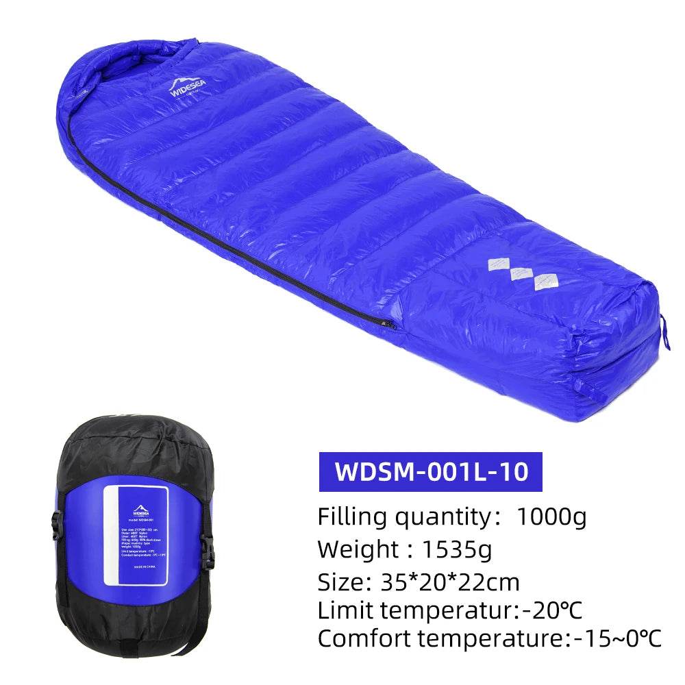 Widesea Ultralight Duck Down Winter Sleeping Bag - Fish & Cheaps | Fishing & Outdoor Gear