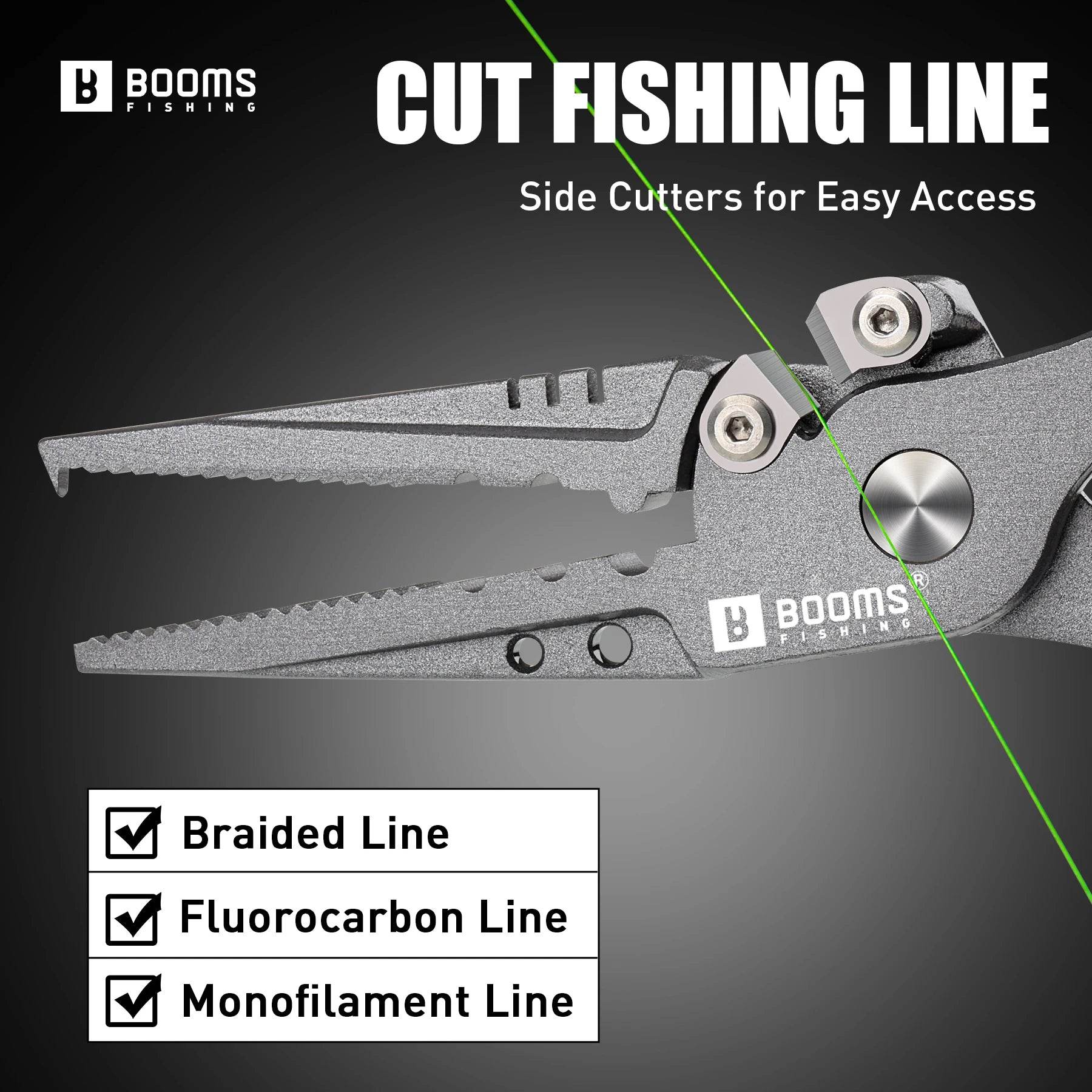 Booms XW12 Carbon Steel 8.5in Fishing Pliers - Fish & Cheaps | Fishing & Outdoor Gear