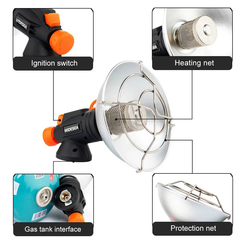 Widesea Stainless Steel Camping Heater — Portable Winter Fireplace - Fish & Cheaps | Fishing & Outdoor Gear