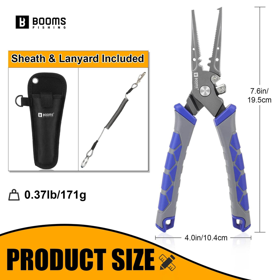 Booms Fishing XW15 Carbon Steel Pliers - Fish & Cheaps | Fishing & Outdoor Gear