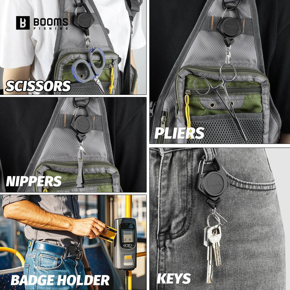 Booms Fishing XW80 Retractable Zinger - Fish & Cheaps | Fishing & Outdoor Gear