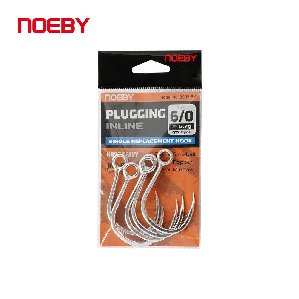 NOEBY Inline Single Big Game Hooks - Fish & Cheaps | Fishing & Outdoor Gear