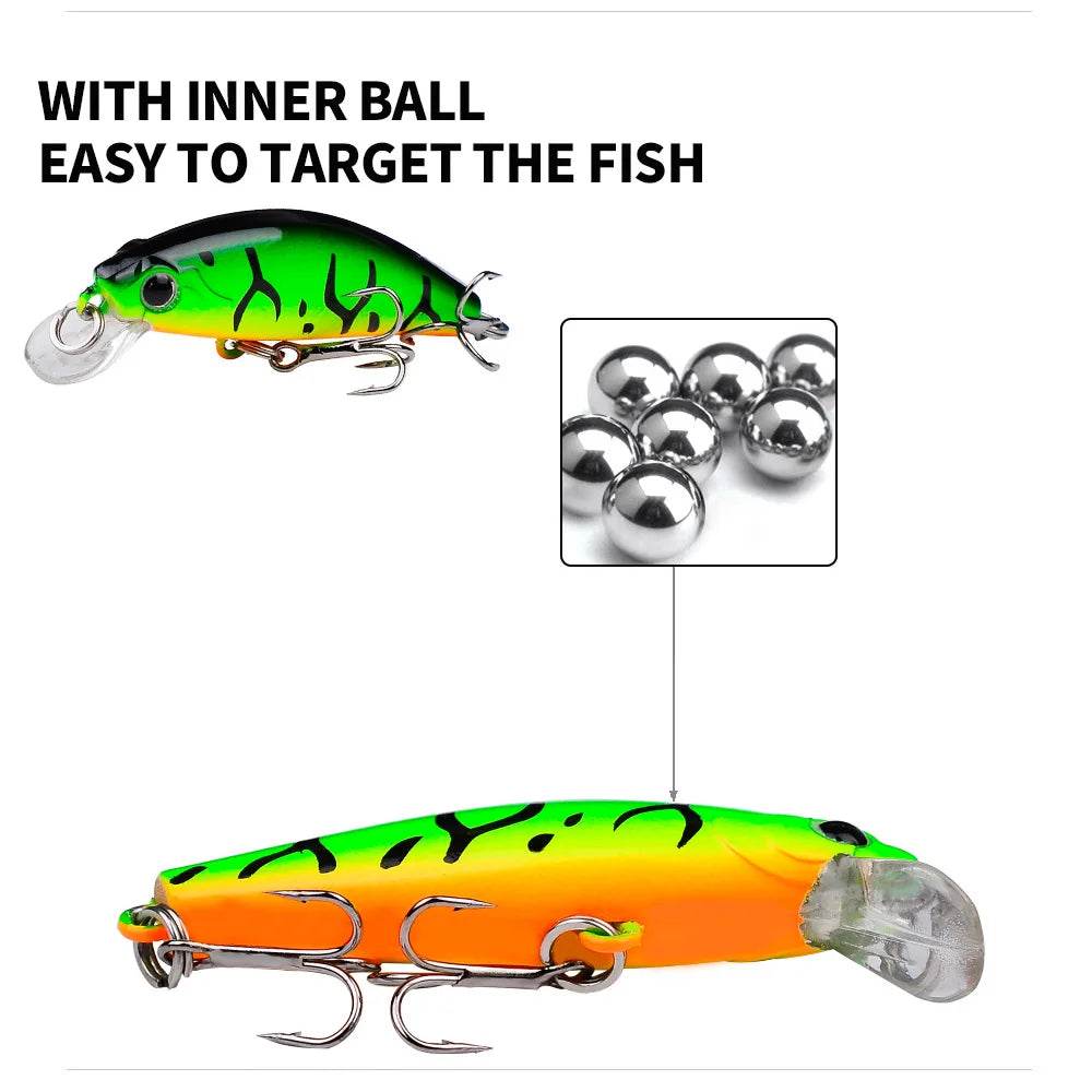 PROBEROS Mini Sinking Minnow Wobbler - Fish & Cheaps | Fishing & Outdoor Gear