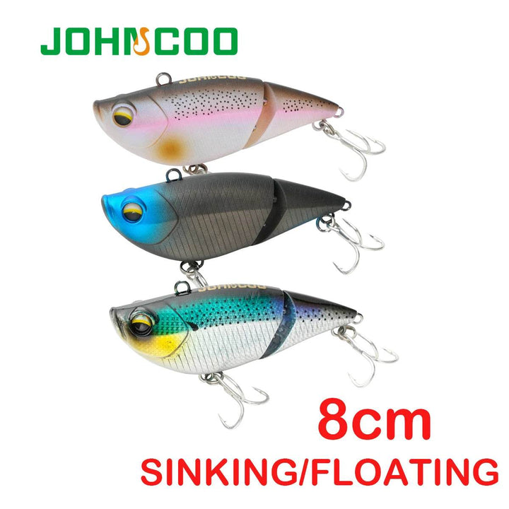 JOHNCOO Multi Jointed VIB Swimbait—8cm - Fish & Cheaps | Fishing & Outdoor Gear