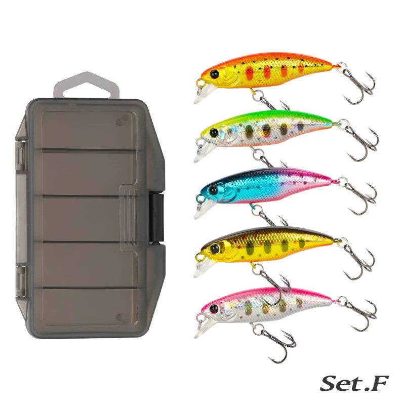 TSURINOYA 48S Sinking Minnow Lure Kit - Fish & Cheaps | Fishing & Outdoor Gear