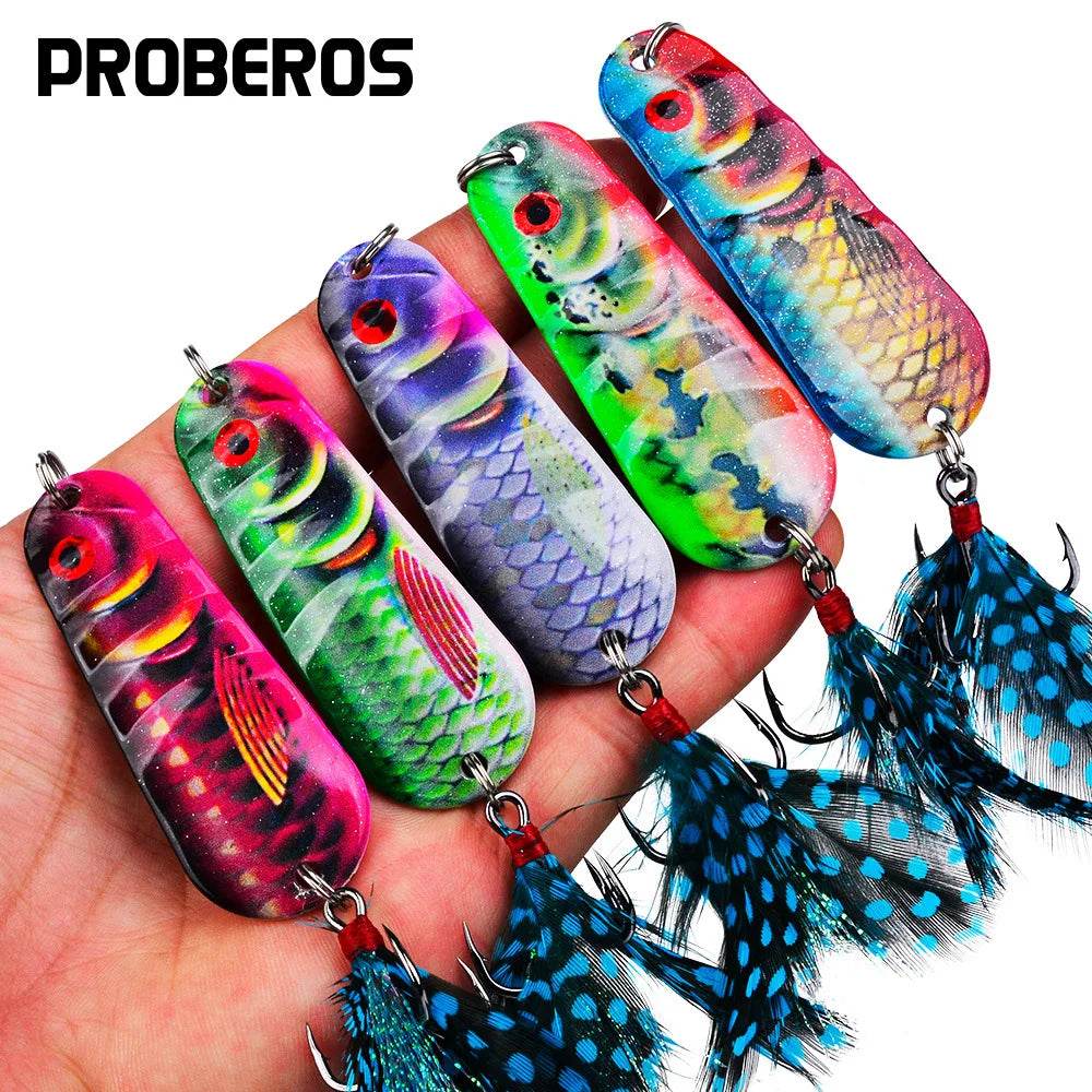 PROBEROS 20g Metal Spoon VIB – Long Casting Vibrating Lure - Fish & Cheaps | Fishing & Outdoor Gear