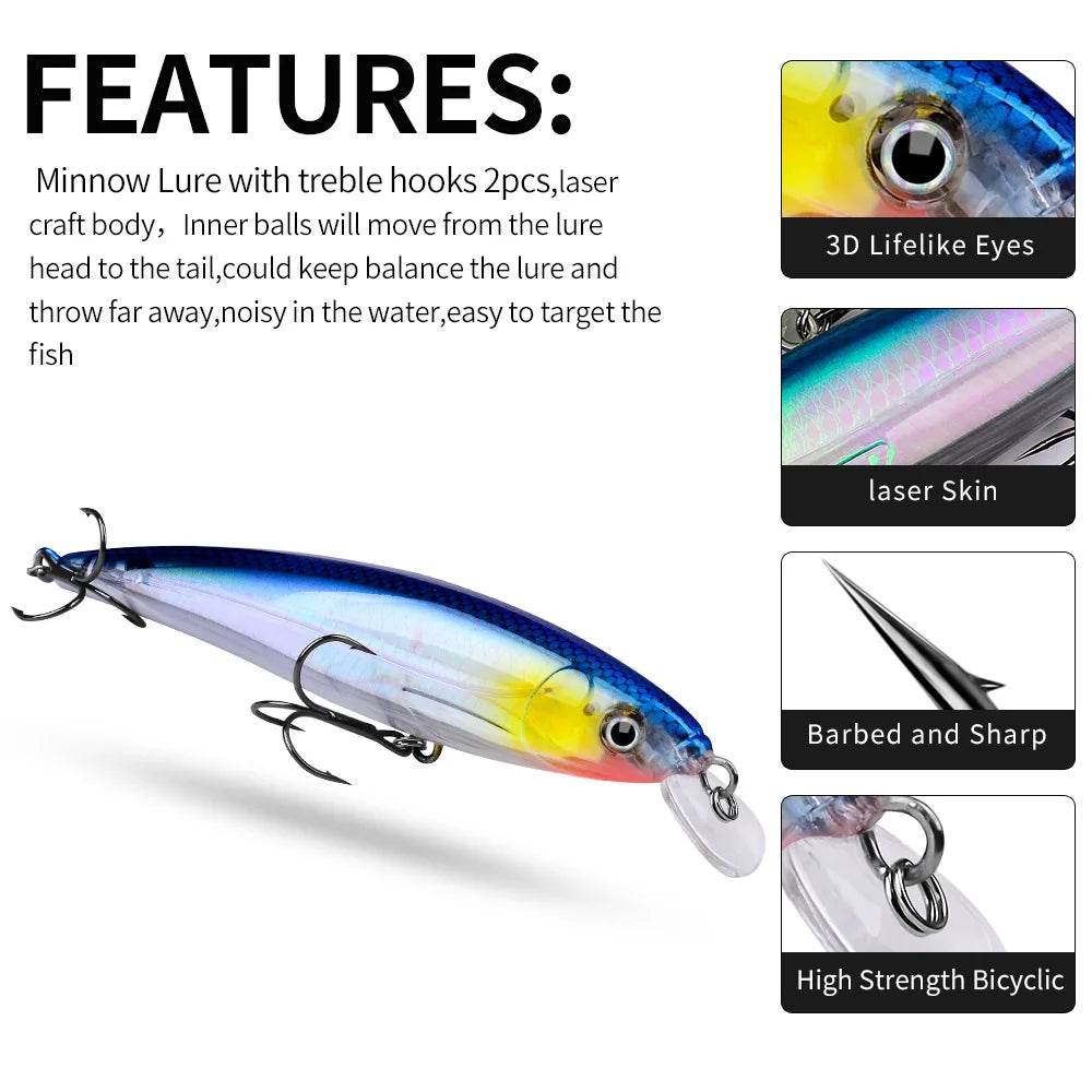 PROBEROS 160mm Minnow Wobbler - Fish & Cheaps | Fishing & Outdoor Gear