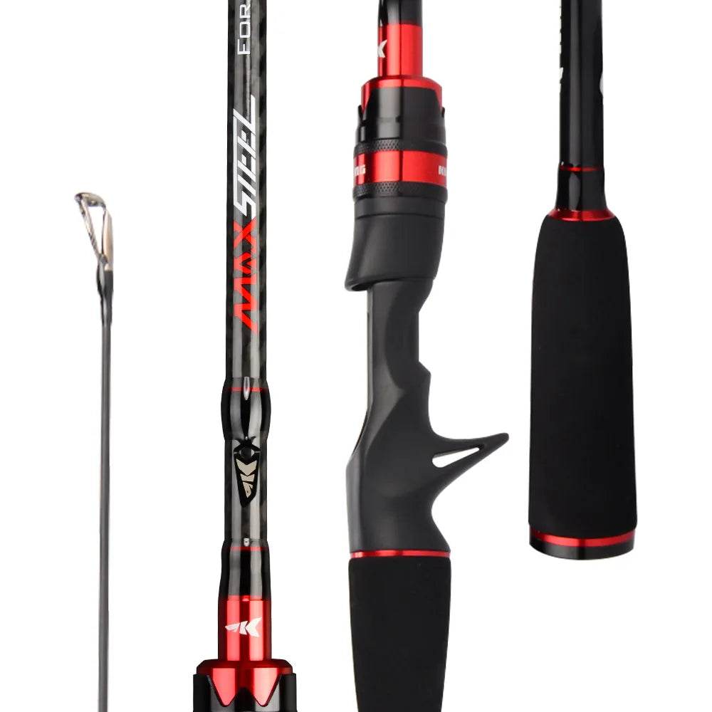 KastKing Max Steel Carbon Spinning & Casting Rod - Fish & Cheaps | Fishing & Outdoor Gear