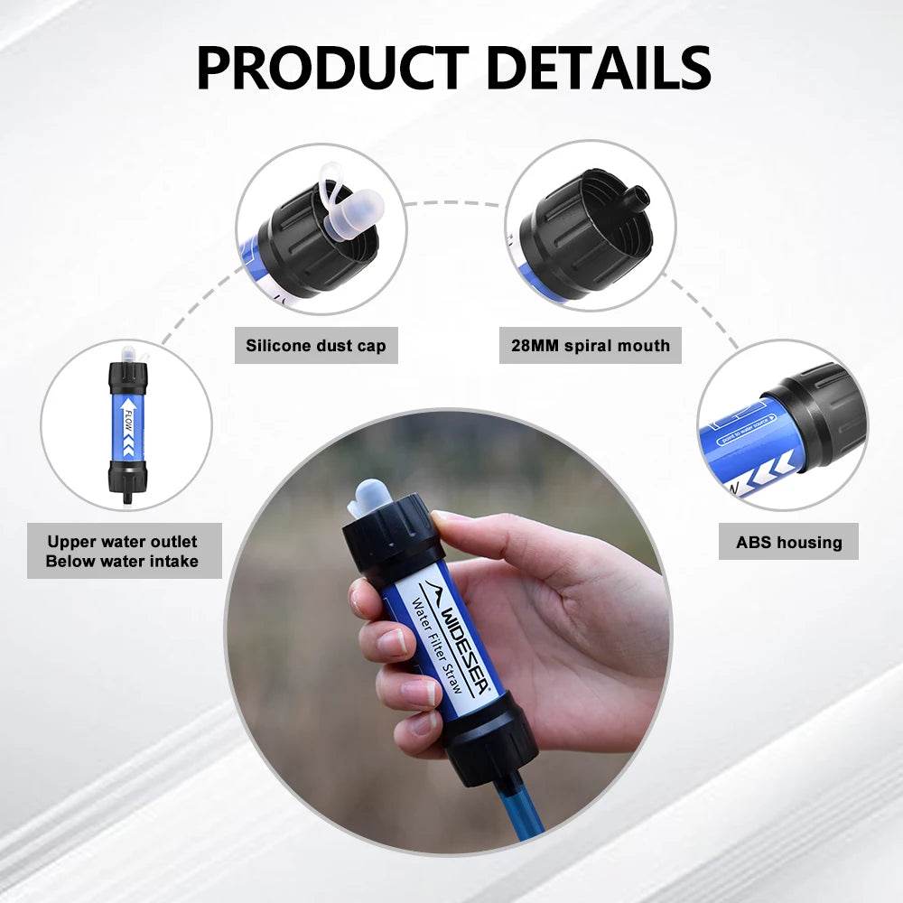 Widesea Compact Camping Water Purifier Straw - Fish & Cheaps | Fishing & Outdoor Gear
