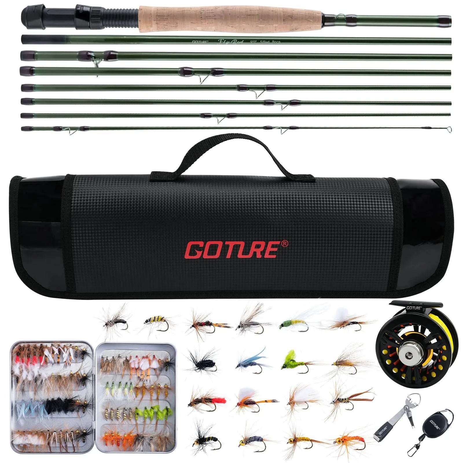 Goture #5/6 Travel Fly Rod – Premium Ultralight Precision - Fish & Cheaps | Fishing & Outdoor Gear