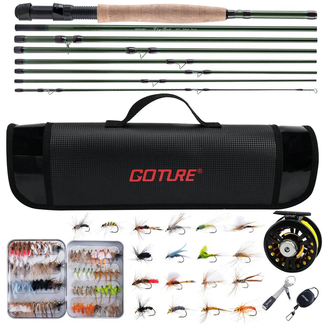 Goture #5/6 Travel Fly Rod – Premium Ultralight Precision - Fish & Cheaps | Fishing & Outdoor Gear