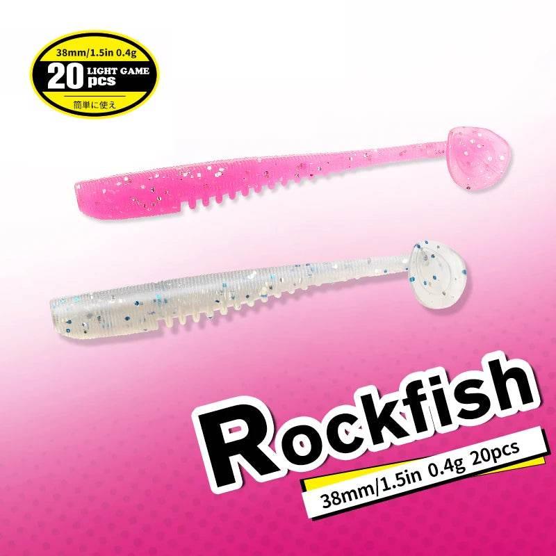 TSURINOYA FLEX 38mm T Tail Soft Bait - Fish & Cheaps | Fishing & Outdoor Gear