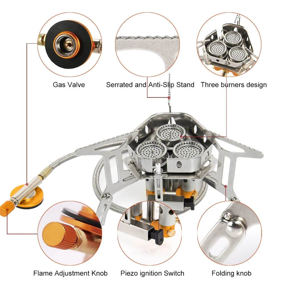 Widesea Big Power Camping Gas Stove - Fish & Cheaps | Fishing & Outdoor Gear