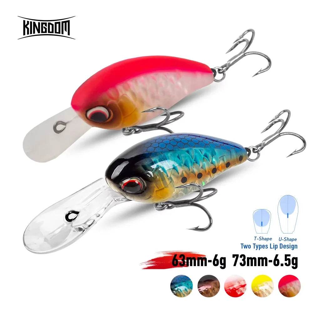 KINGDOM Floating Minnow Crankbait Lure - Fish & Cheaps | Fishing & Outdoor Gear