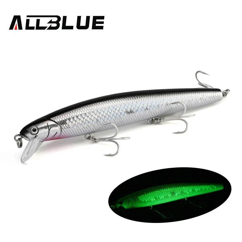 ALLBLUE FlashMinnow 110 Glow Jerkbait - Fish & Cheaps | Fishing & Outdoor Gear