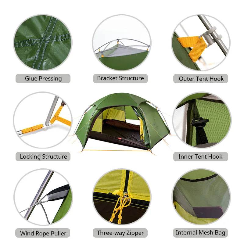 Naturehike Cloud Peak 2 — Ultralight Four-Season Trekking Tent - Fish & Cheaps | Fishing & Outdoor Gear