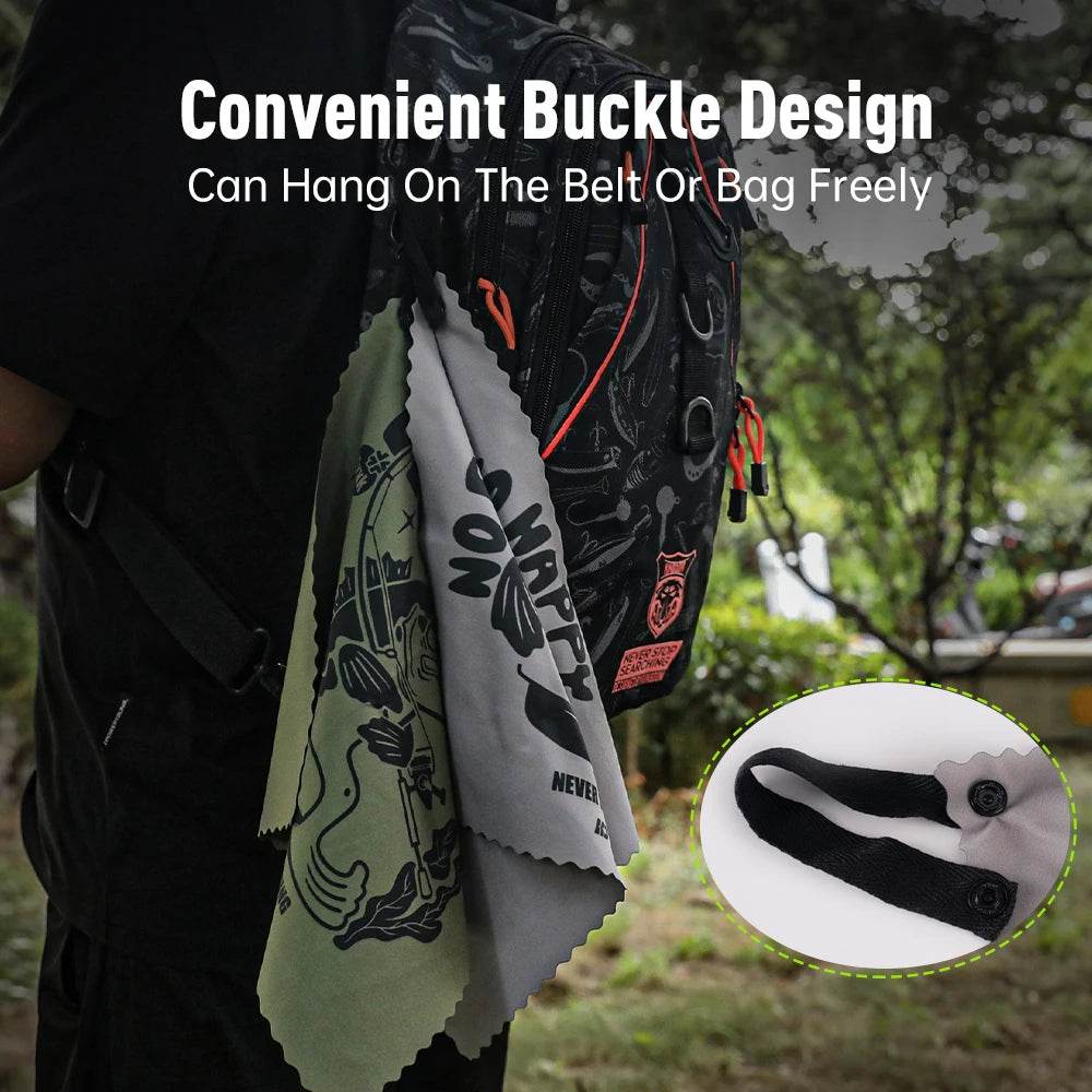 Kingdom Sports Fishing Towel – Quick-Absorb Microfibre - Fish & Cheaps | Fishing & Outdoor Gear