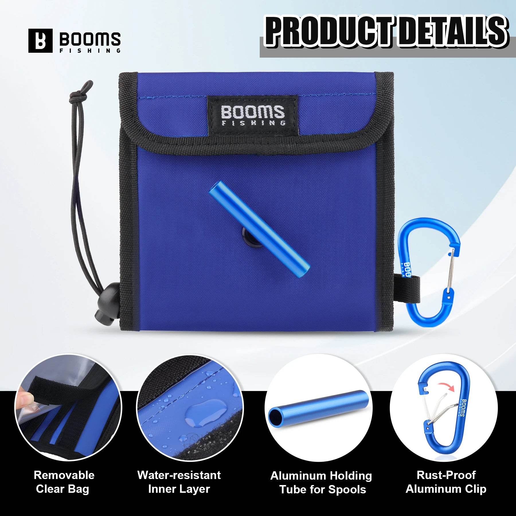 Booms 12-Pocket Tackle Accessory Storage Bag - Fish & Cheaps | Fishing & Outdoor Gear