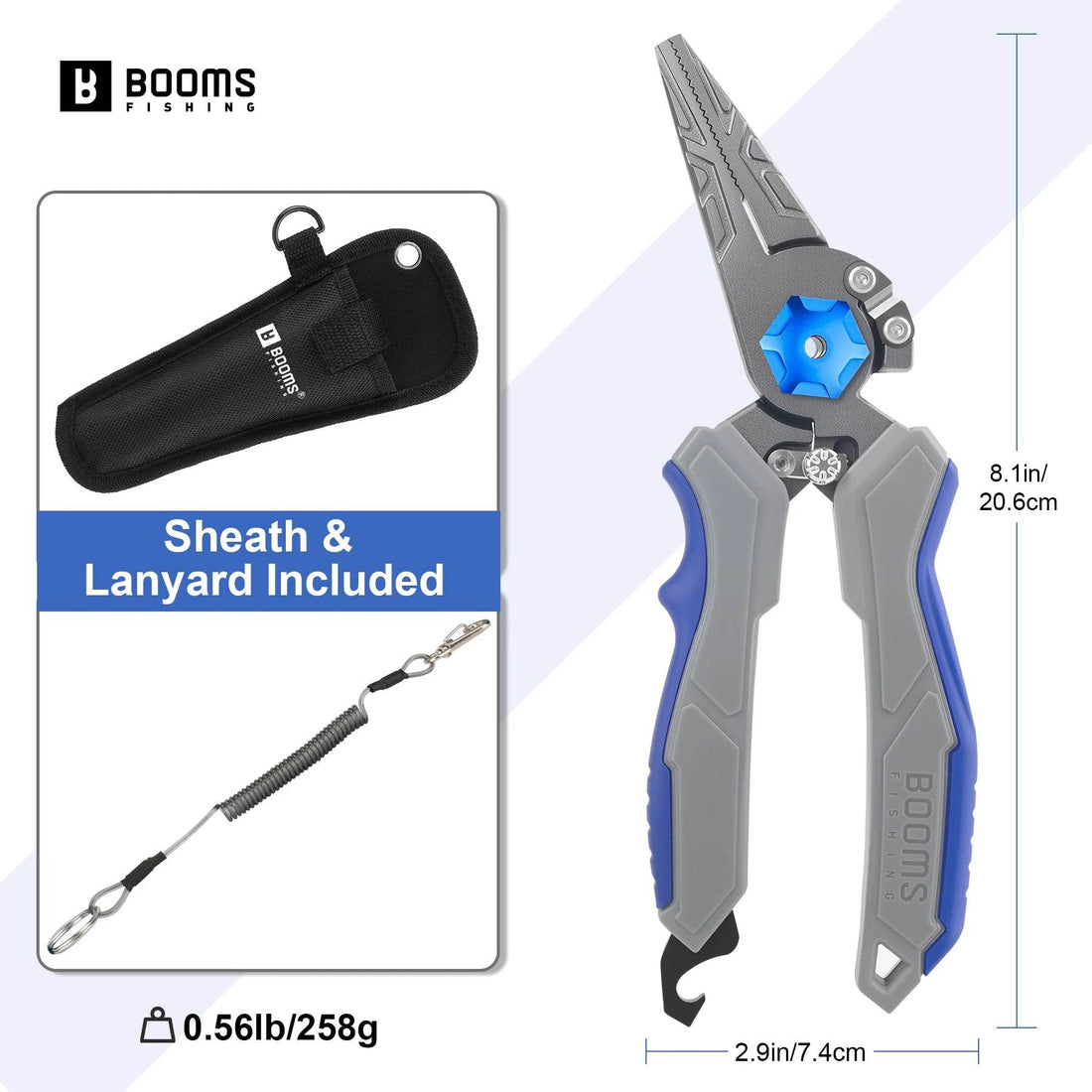 Booms Fishing F09 Saltwater Hook Remover Pliers - Fish & Cheaps | Fishing & Outdoor Gear