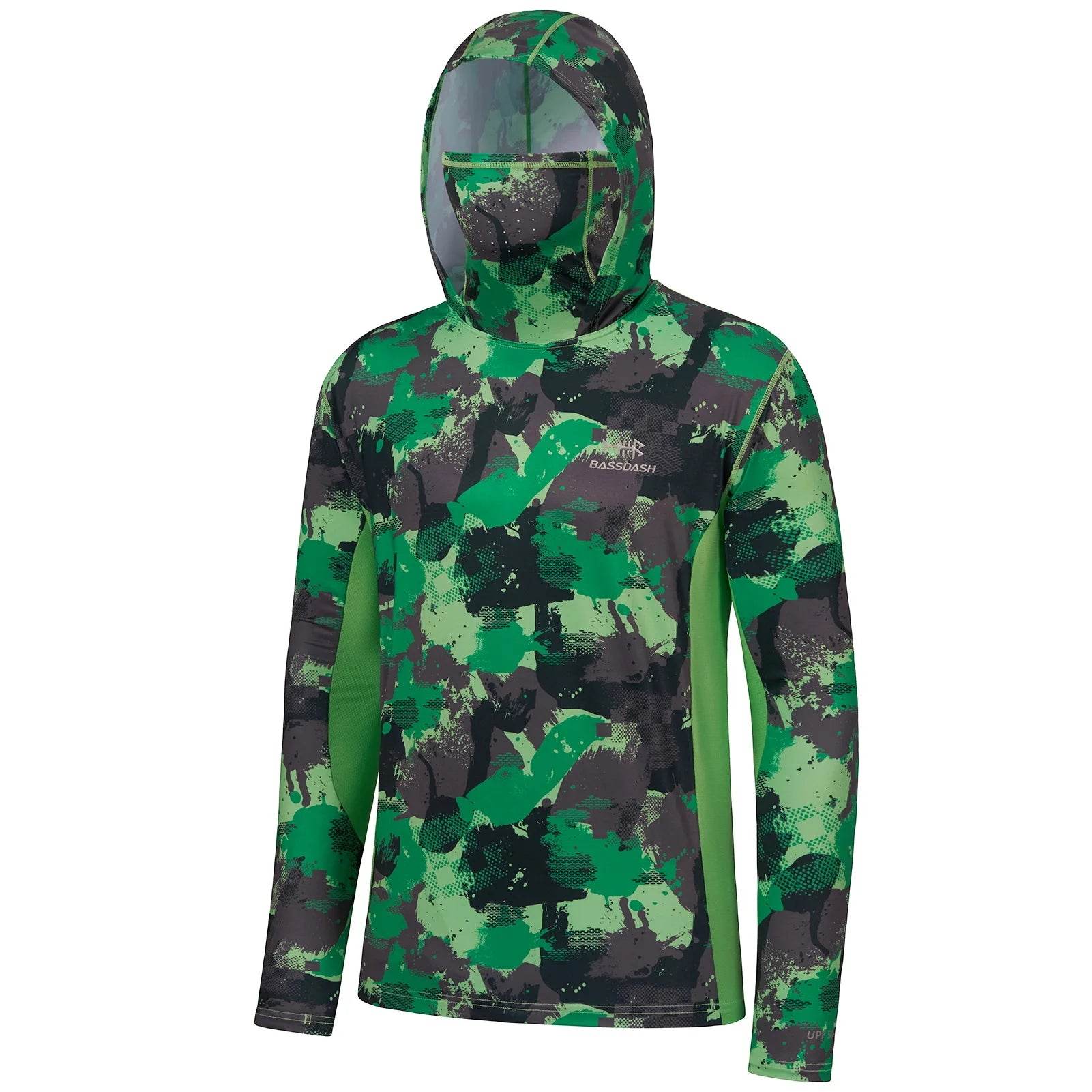 Bassdash Camo UPF 50+ Hoodie Shirt - Fish & Cheaps | Fishing & Outdoor Gear
