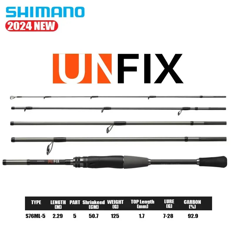 SHIMANO UNFIX Portable Spinning/Casting Rod - Fish & Cheaps | Fishing & Outdoor Gear