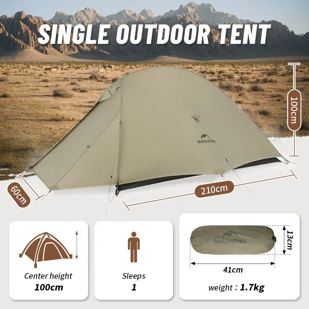Naturehike Cloud Up 1 Ultralight Tent - Fish & Cheaps | Fishing & Outdoor Gear
