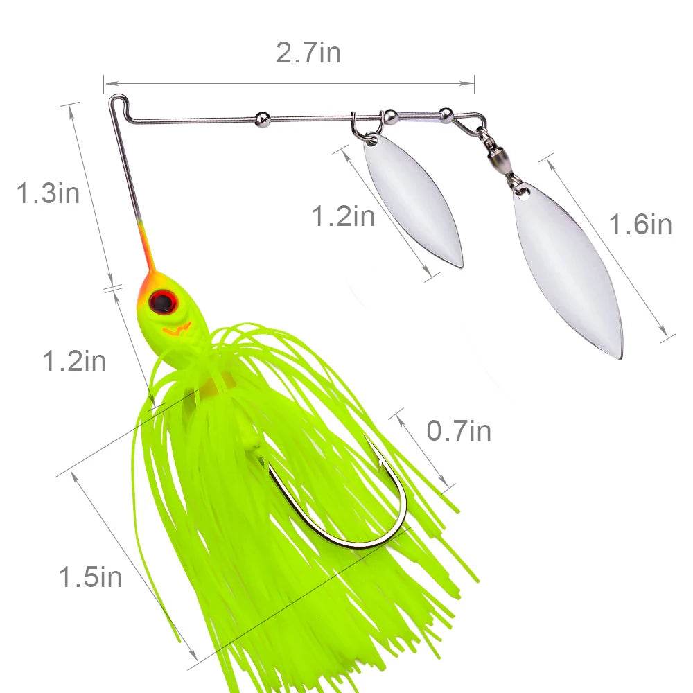 PROBEROS Spinner Bait – Precision Metal Lure - Fish & Cheaps | Fishing & Outdoor Gear