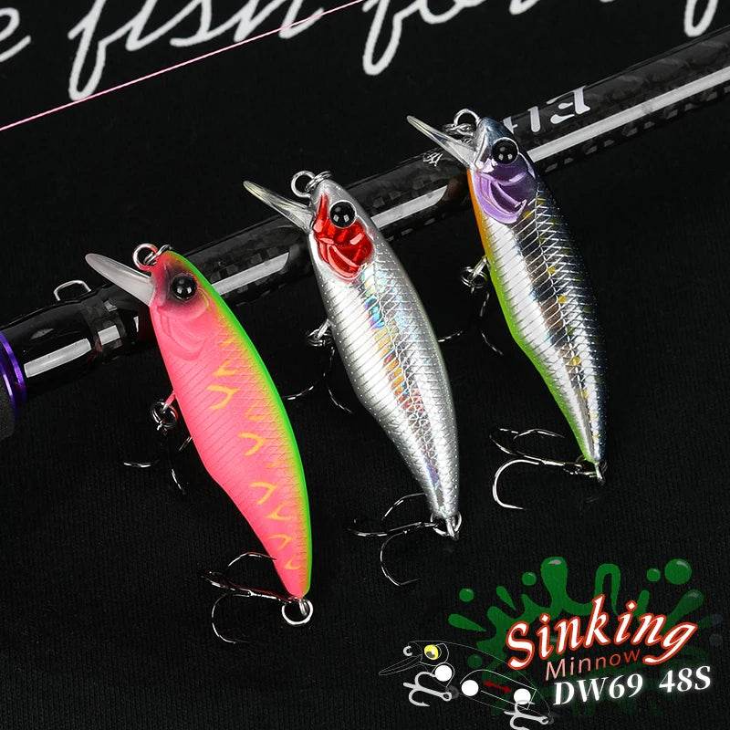 TSURINOYA 48S Sinking Minnow Lure Kit - Fish & Cheaps | Fishing & Outdoor Gear