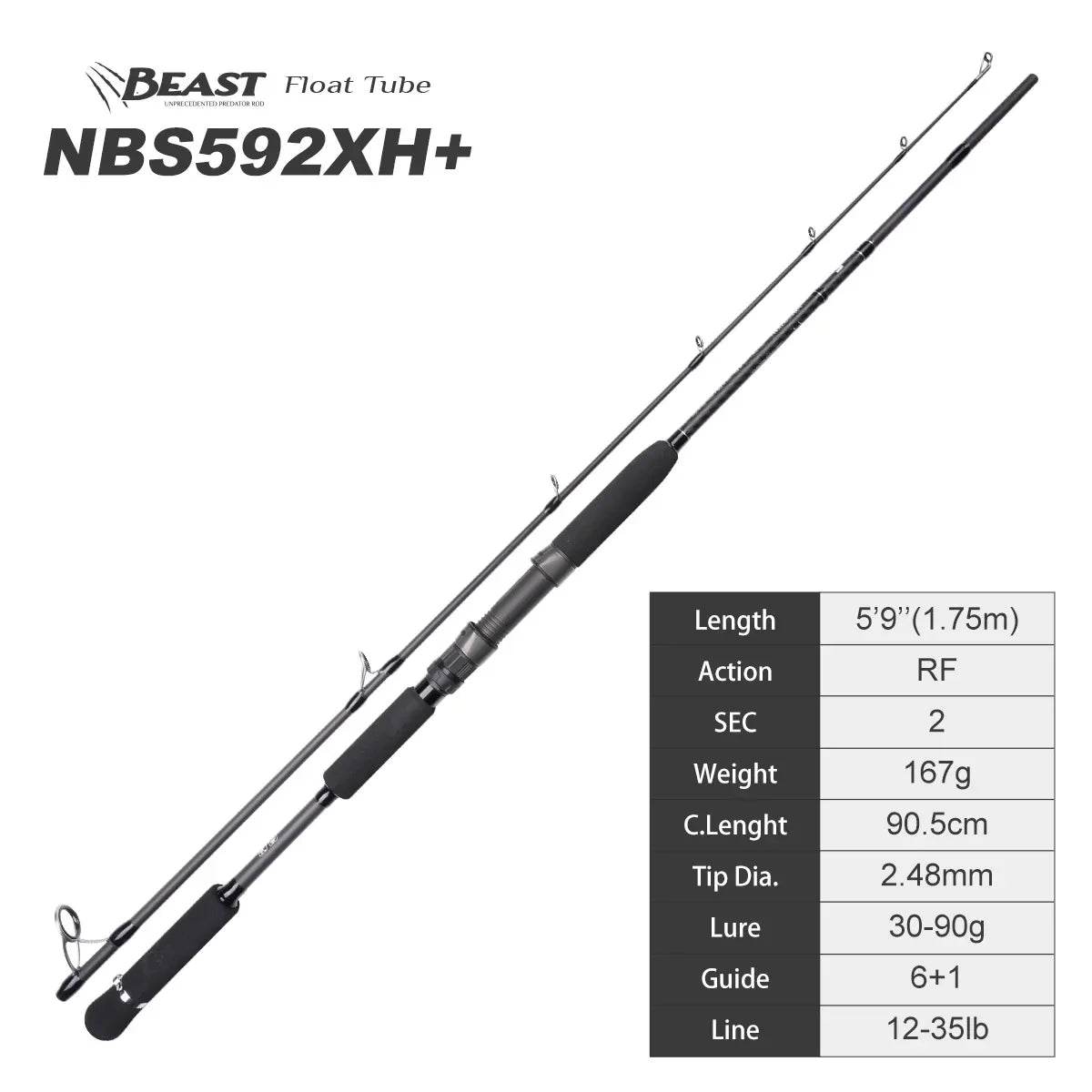 Noeby Beast Float Tube Pike Rod - Fish & Cheaps | Fishing & Outdoor Gear