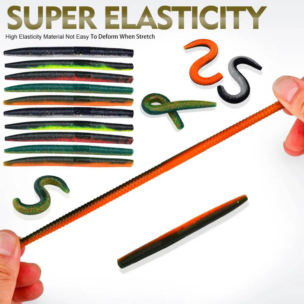 PROBEROS Lifelike Fishy Smell Worm Lures - Fish & Cheaps | Fishing & Outdoor Gear