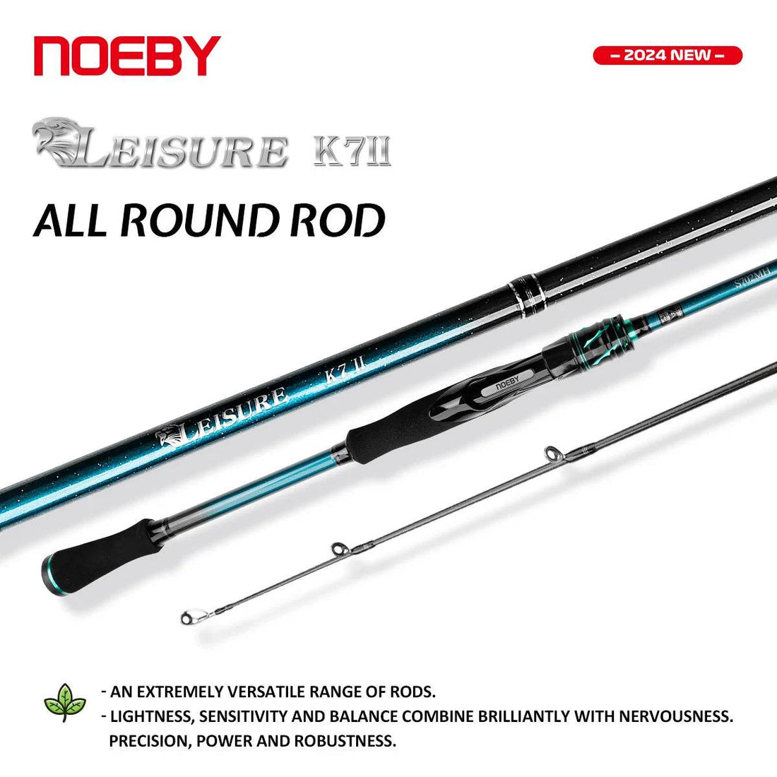 Noeby Spinning Casting Rod – Fast Action Precision - Fish & Cheaps | Fishing & Outdoor Gear