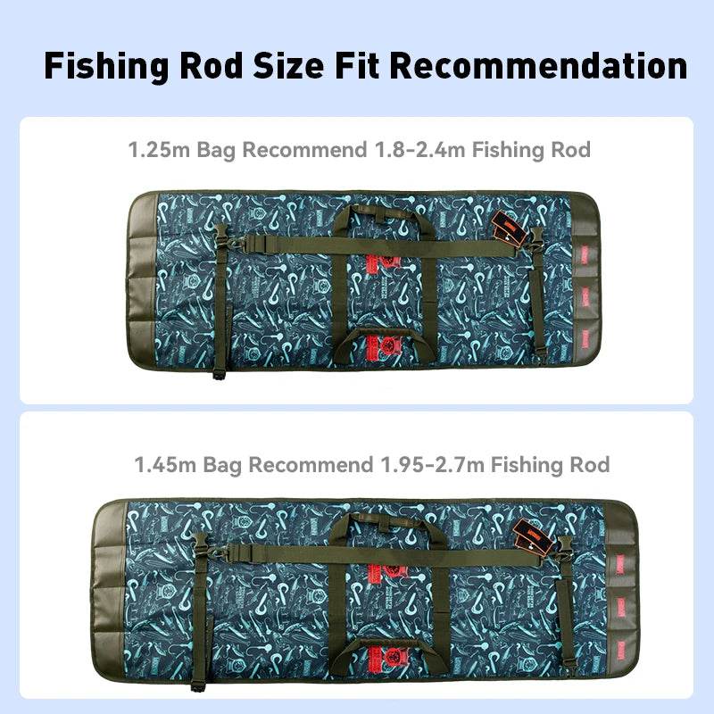 Kingdom Waterproof Rod Bag – Portable Storage 1.25m/1.45m - Fish & Cheaps | Fishing & Outdoor Gear