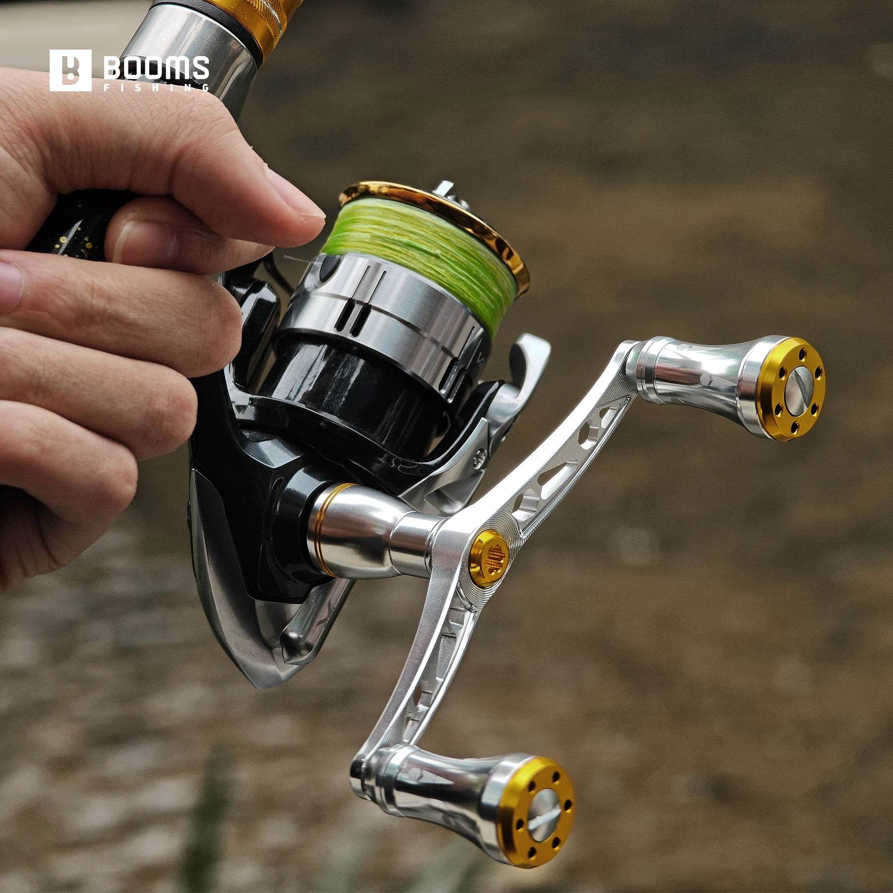 Booms DR1 Metal Dual-Grip Handle - Fish & Cheaps | Fishing & Outdoor Gear