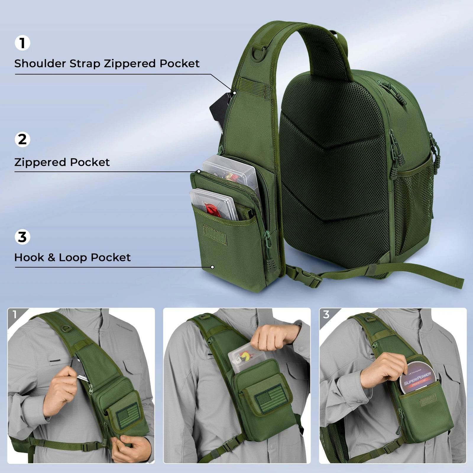 KastKing Karryall Sling Tackle Bag - Fish & Cheaps | Fishing & Outdoor Gear