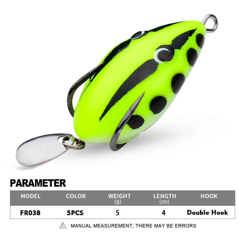 PROBEROS Mini Thunder Frog Lure – Realistic Soft Bait - Fish & Cheaps | Fishing & Outdoor Gear