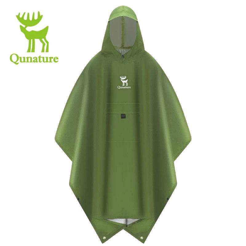 Qunature 3-in-1 Waterproof Raincoat – Versatile Outdoor Shelter - Fish & Cheaps | Fishing & Outdoor Gear