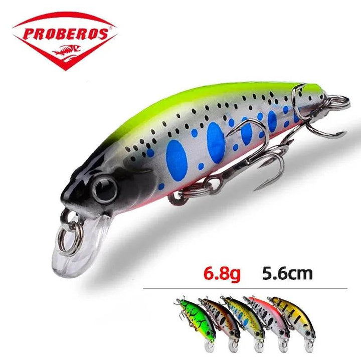 PROBEROS Mini Sinking Minnow Wobbler - Fish & Cheaps | Fishing & Outdoor Gear