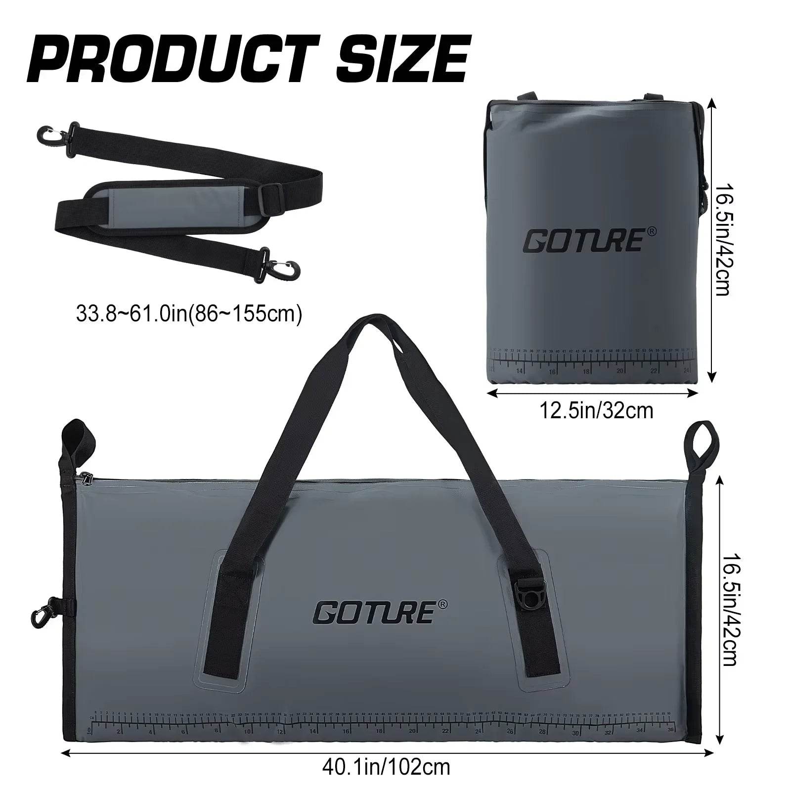 Goture Sea Fishing Insulated Cooler Bag - Fish & Cheaps | Fishing & Outdoor Gear