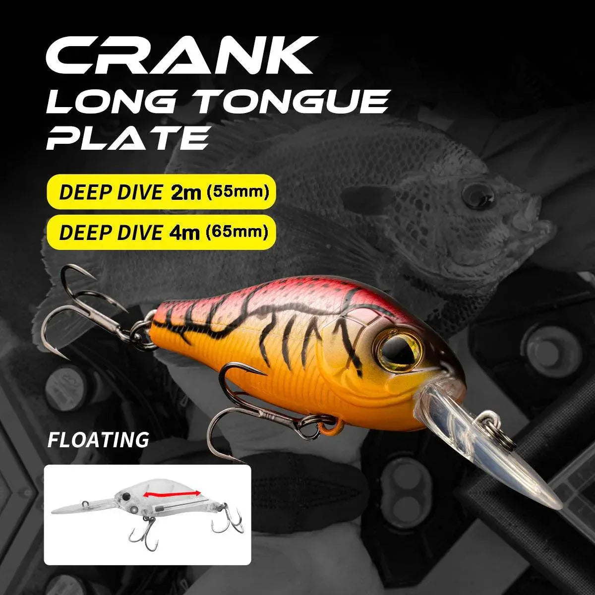 JOHNCOO Floating Crankbait Wobbler - Fish & Cheaps | Fishing & Outdoor Gear
