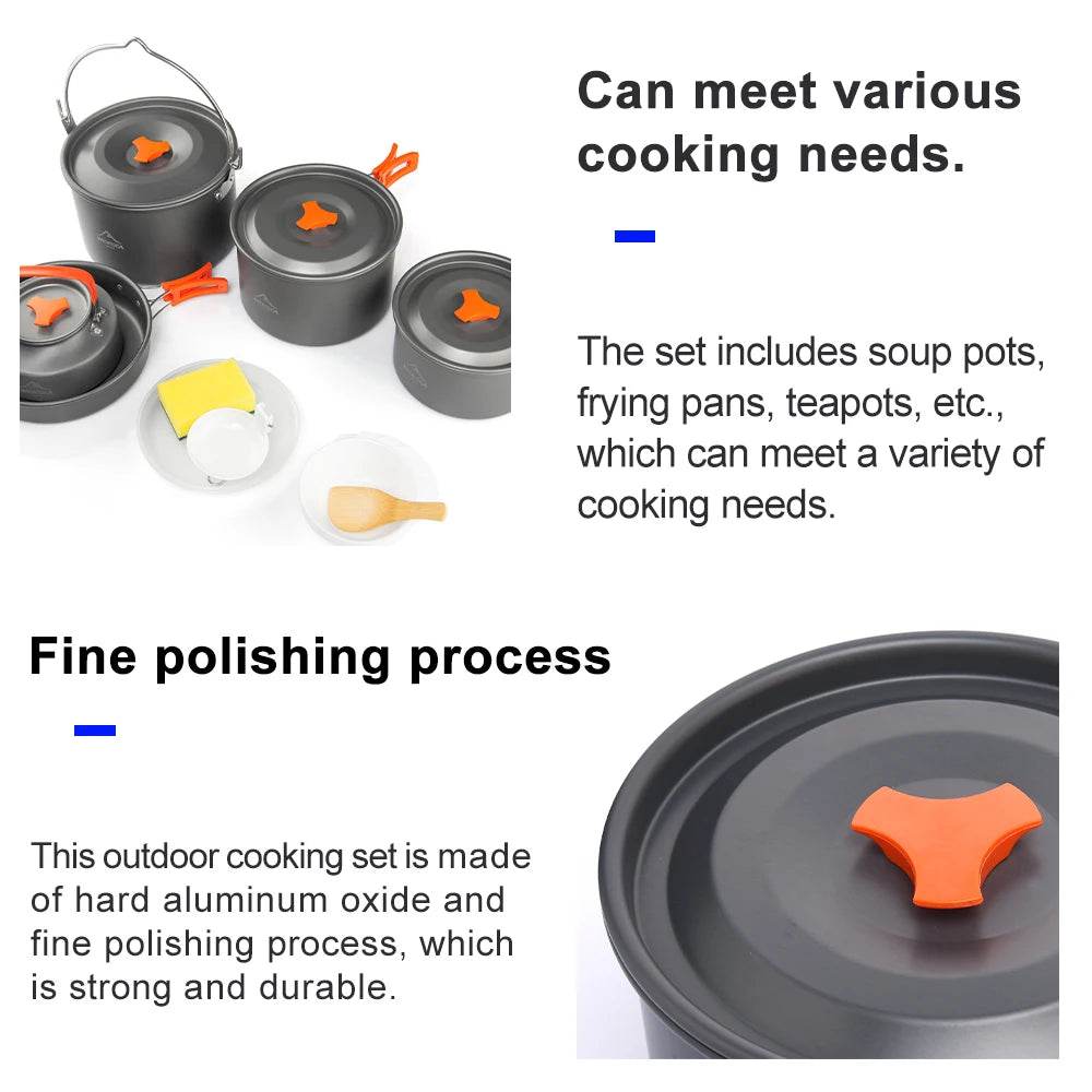 Widesea Aluminium Camping Pot — Group Outdoor Cookware - Fish & Cheaps | Fishing & Outdoor Gear