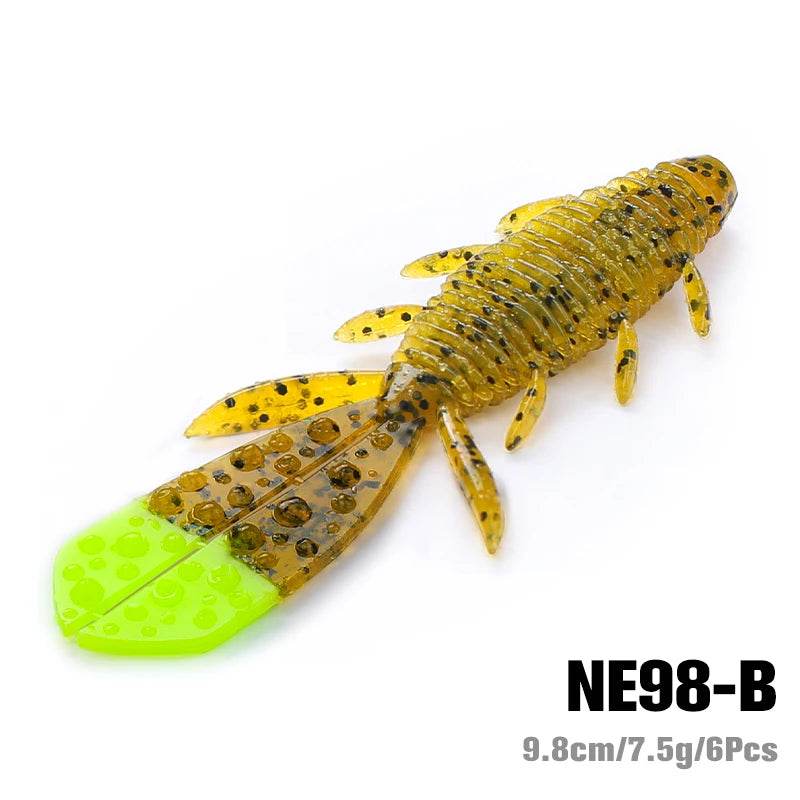 TSURINOYA Nebula Shrimp 9.7cm Soft Lures – 6 Pack - Fish & Cheaps | Fishing & Outdoor Gear
