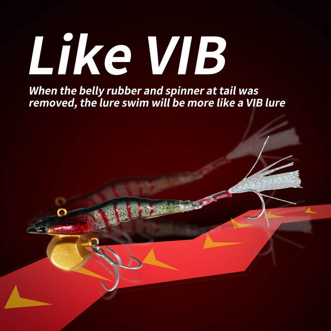 JOHNCOO VIB Prawn Spinner Lure - Fish & Cheaps | Fishing & Outdoor Gear